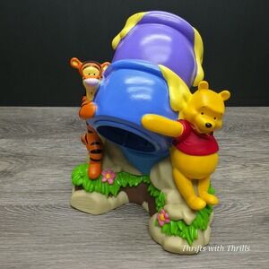 Vintage Disney's Winnie The Pooh & Tigger With Honey Pot - Dixie Cup Dispenser